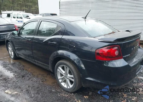 2012 Dodge Avenger Se из США, поврежденный, VIN 1C3CDZAG5CN314143